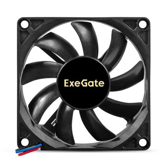  Вентилятор ExeGate ExtraSilent ES08015S2P EX295233RUS (80x80x15 мм, Sleeve bearing (подшипник скольжения), 2pin, 1600RPM, 16,5dBA) 