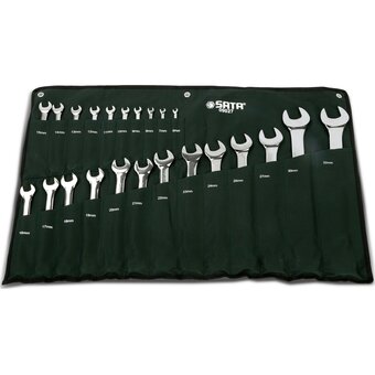  Набор ключей комбинированных Sata S09027 из 23 предмета метрический 
