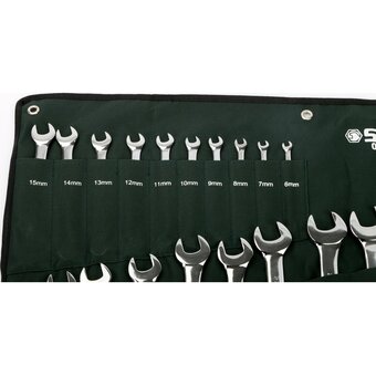  Набор ключей комбинированных Sata S09027 из 23 предмета метрический 