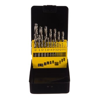  Набор сверл ГРАНИТ 165206 по металлу HSS-G из 19 штук 