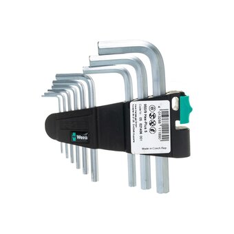  Набор ключей шестигранных WERA WE-021406 Г-образных 950/9 SM N Clip 9TLG/9 PCS 