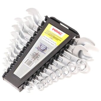  Набор ключей комбинированных и рожковых WMC Tools WMC-5198 (47104) 12пр.6х7,8х9,10-14,17,19,22,24х27,30х32мм 