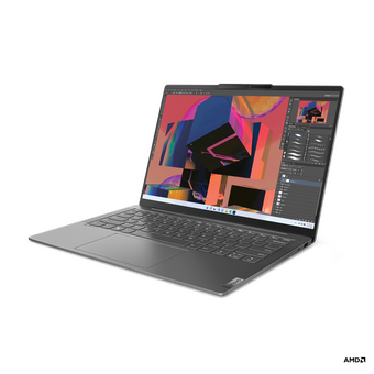  Ноутбук Lenovo Yoga Slim 6 14APU8 (82X3002URK) 14"(2240x1400 IPS)/AMD Ryzen 7 7840U(3.3Ghz)/16384Mb/1024SSDGb/noDVD/Int:AMD Radeon 780M 