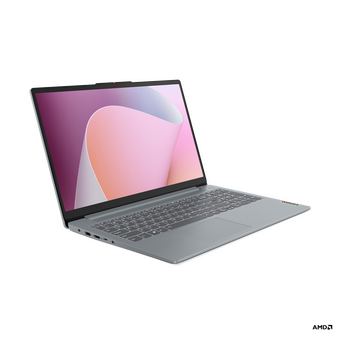  Ноутбук Lenovo IdeaPad Slim 3 15AMN8 (82XQ0007RK) Ryzen 5 7520U 8Gb SSD512Gb AMD Radeon 15.6" TN FHD (1920x1080) noOS grey 