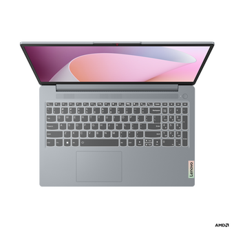  Ноутбук Lenovo IdeaPad Slim 3 15AMN8 (82XQ0007RK) Ryzen 5 7520U 8Gb SSD512Gb AMD Radeon 15.6" TN FHD (1920x1080) noOS grey 