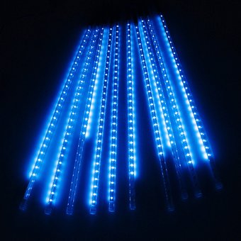  Гирлянда Тающие сосульки LED 30 см, синий 