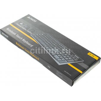  Клавиатура A4Tech KX-100 Black, USB, Slim, Multimedia 
