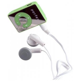  Цифровой аудио плеер Perfeo Music Clip Color, зелёный (VI-M003 Green) 