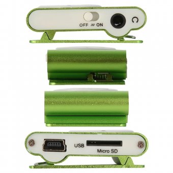  Цифровой аудио плеер Perfeo Titanium Lite, зелёный (PF-A4145) 