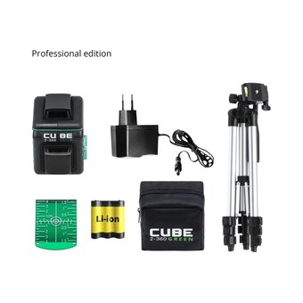  Лазерный уровень ADA Cube 2-360 Green Professional Edition А00534 