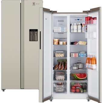  Холодильник Weissgauff WSBS 600 Be NoFrost Inverter Water Dispenser 
