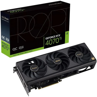  Видеокарта Asus Nvidia GeForce RTX 4070 (ProArt-RTX4070-O12G) PCI-E 4.0 12288Mb 192 GDDR6X 2535/21000 HDMIx1 DPx3 HDCP Ret 
