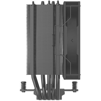  Кулер DEEPCOOL AG500 BK ARGB LGA1700/1200/115X/AM5/AM4 (TDP 240W, PWM, ARGB Fan 120mm, 5 тепл. трубок) Ret 