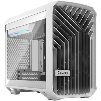  Корпус Fractal Design Torrent Nano White TG Clear Tint (FD-C-TOR1N-03)/mITX, TG/1x180mm fan inc. 