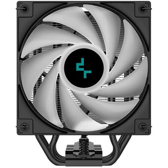  Кулер DEEPCOOL AG500 BK ARGB LGA1700/1200/115X/AM5/AM4 (TDP 240W, PWM, ARGB Fan 120mm, 5 тепл. трубок) Ret 