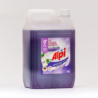  Средство для стирки GRASS Alpi Delicate Gel 125685 жидкое 5л 