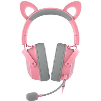  Гарнитура Razer Kraken Kitty V2 Pro (RZ04-04510200-R3M1) quartz проводная USB 