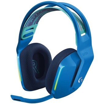  Гарнитура игровая LOGITECH G733 Lightspeed (981-000943) беспроводная синий 