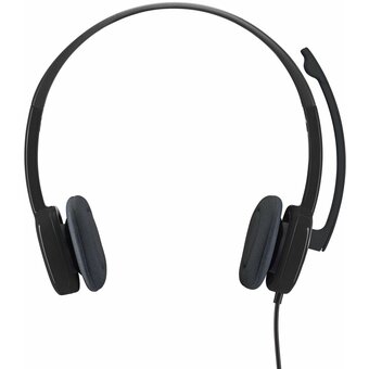  Гарнитура Logitech Headset H151 Stereo (981-000590) black (1 x 3.5мм, кабель 1.8м) 