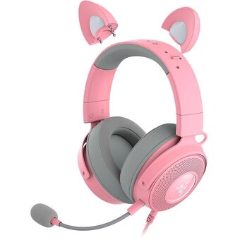  Гарнитура Razer Kraken Kitty V2 Pro (RZ04-04510200-R3M1) quartz проводная USB 