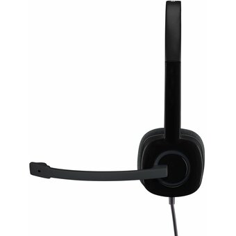  Гарнитура Logitech Headset H151 Stereo (981-000590) black (1 x 3.5мм, кабель 1.8м) 