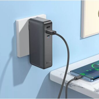  Аккумулятор внешний резервный HOCO Q16 Friendly 22.5W fully compatible (US/EU) (10000mAh) (черный) 