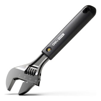  Ключ разводной Deli HT1508 Home Series Black 200мм 