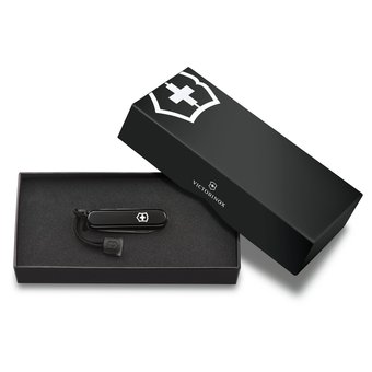  Нож перочинный Victorinox Signature Lite Onyx Black (0.6226.31P) 58мм 8функций черный подар.коробка 