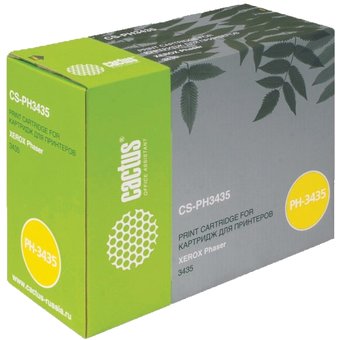  Тонер Картридж Cactus CS-PH3435 (106R01415) черный для Xerox Phaser 3435 (10000стр.) 