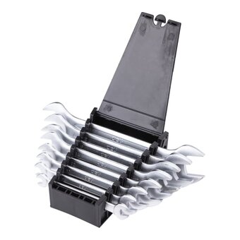 Набор ключей рожковых Deli DL160008 двусторонних 8 шт 6x7, 8x9, 10x11, 12x13, 14x15, 16x17, 18x19, 20x22 мм 