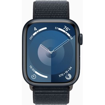  Смарт-часы Apple Watch A2980 Series 9 (MR9A3ZP/A) 145-220мм темная ночь 