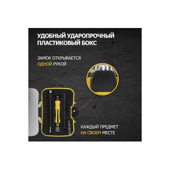  Отвертка наборная REXANT 12-4706 для точечных работ 45 предметов 
