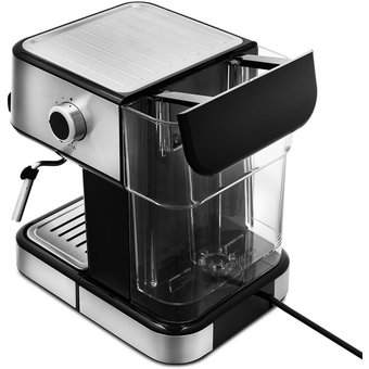  Кофеварка Kitfort KT-765 серебристый/черный 