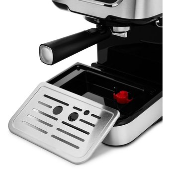  Кофеварка Kitfort KT-765 серебристый/черный 