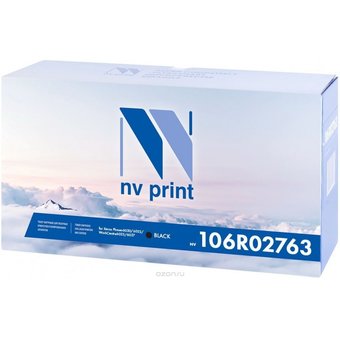  Картридж совместимый NVPrint NV-106R02763Bk Xerox 106R02763 Black для Phaser 6020/6022/WorkCentre 6025/6027 (2000k) 