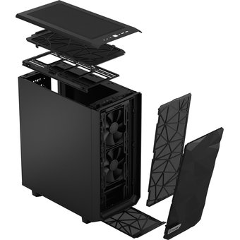  Корпус Fractal Design Meshify 2 Compact Black / ATX / 2x140mm & 1x120mm fans inc. / FD-C-MES2C-01 