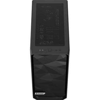  Корпус Fractal Design Meshify 2 Compact Black - TG / ATX, TG / 2x140mm & 1x120mm fans inc. / FD-C-MES2C-03 