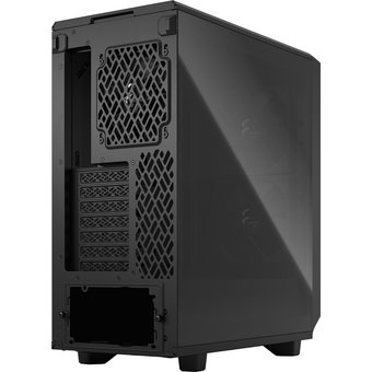  Корпус Fractal Design Meshify 2 Compact Black - TG / ATX, TG / 2x140mm & 1x120mm fans inc. / FD-C-MES2C-03 