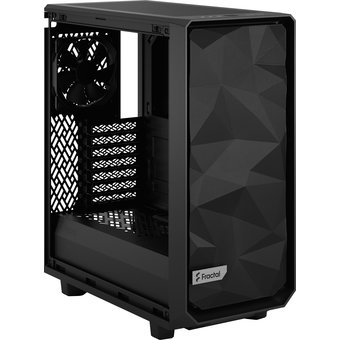  Корпус Fractal Design Meshify 2 Compact Black - TG / ATX, TG / 2x140mm & 1x120mm fans inc. / FD-C-MES2C-03 