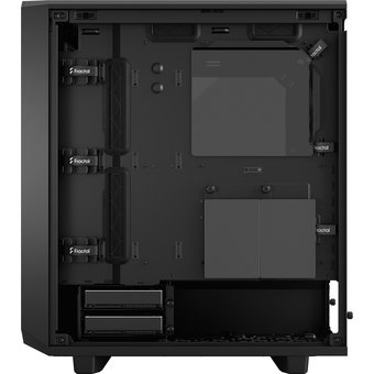  Корпус Fractal Design Meshify 2 Compact Black - TG / ATX, TG / 2x140mm & 1x120mm fans inc. / FD-C-MES2C-03 