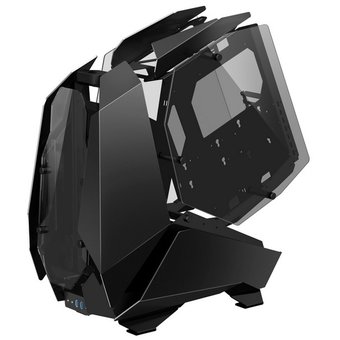  Корпус Jonsbo MOD5 Black без БП, боковые панели из закаленного стекла, mini-ITX, micro-ATX, ATX, черный 