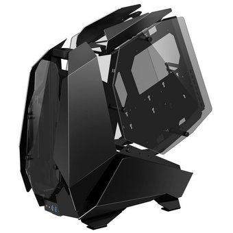  Корпус Jonsbo MOD-5 Black без БП, боковые панели из закаленного стекла, mini-ITX, micro-ATX, ATX, черный 