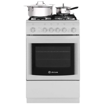  Газовая плита De Luxe 5040.32г(кр)чр 010 нерж 