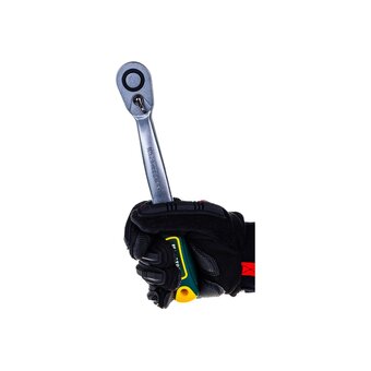  Ключ трещотка Kraftool Pro (27795-1/2 z02) для торцовых головок Сr-V сталь, 72 зубца, изогнутая, 1/2" 