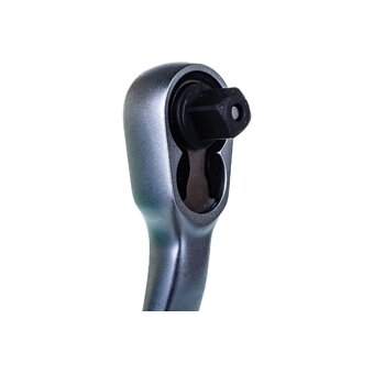  Ключ трещотка Kraftool Pro (27795-1/2 z02) для торцовых головок Сr-V сталь, 72 зубца, изогнутая, 1/2" 