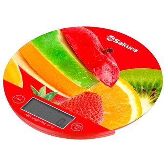  Весы кухонные Sakura SA-6076F фрукты 