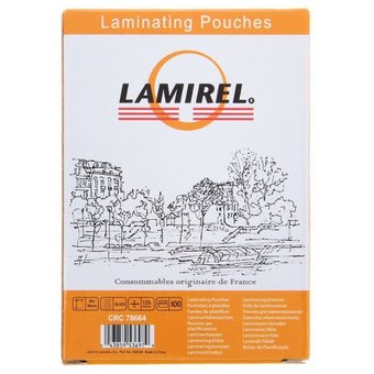  Пленка для ламинирования Lamirel LA-7866401 65x95мм, 125мкм, 100 шт. 