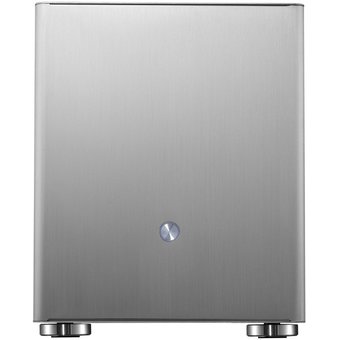  Корпус Jonsbo V4 Silver без БП, mini-ITX, micro-ATX, серебристый 