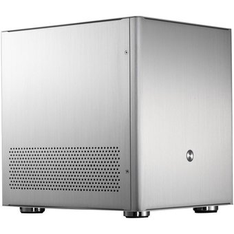  Корпус Jonsbo V4 Silver без БП, mini-ITX, micro-ATX, серебристый 