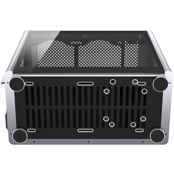  Корпус Jonsbo V9 без БП, боковая панель из закаленного стекла, mini-ITX, micro-ATX, SFX, серебристый 